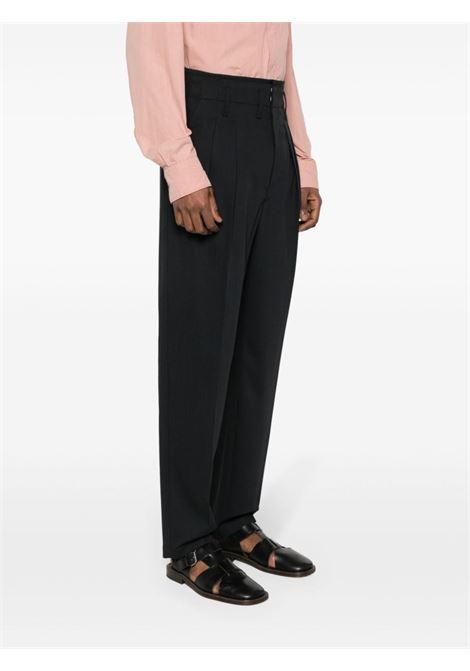 Pantaloni sartoriali con pieghe in nero - unisex LEMAIRE | PA1084LF1210BK995