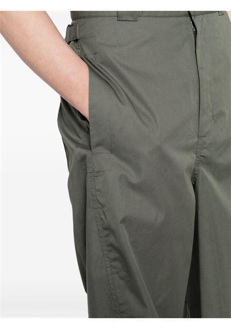 Grey high-rise wide-leg trousers - men LEMAIRE | PA1091LF1226BK949