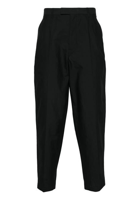 Black pressed-crease trousers - men LEMAIRE | PA1105LF1209BK999