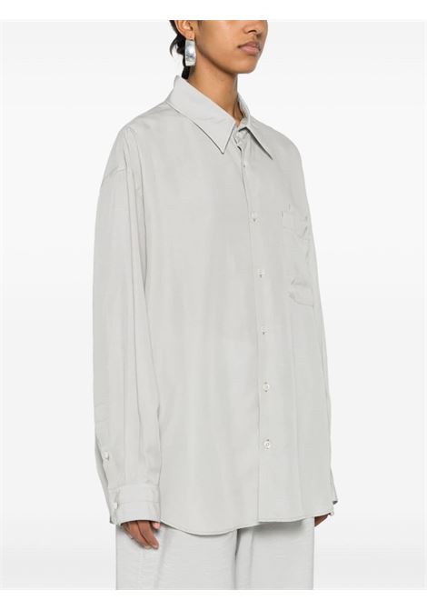 Light grey double pocket long-sleeved shirt - women LEMAIRE | SH1089LF1126BK888