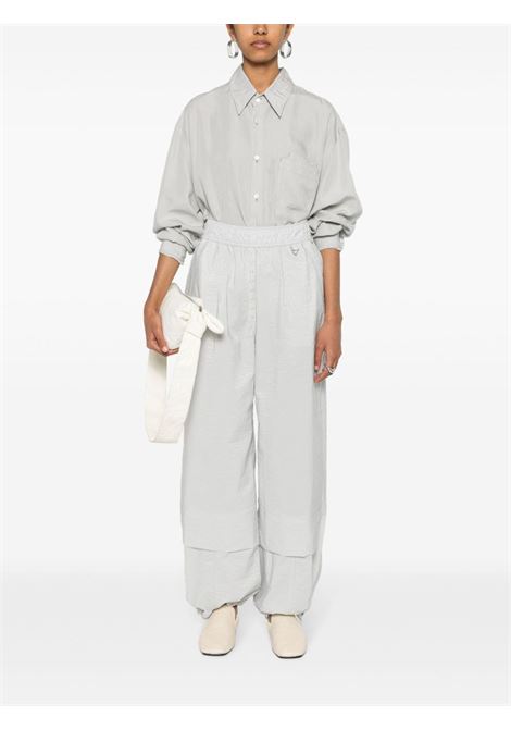 Light grey double pocket long-sleeved shirt - women LEMAIRE | SH1089LF1126BK888