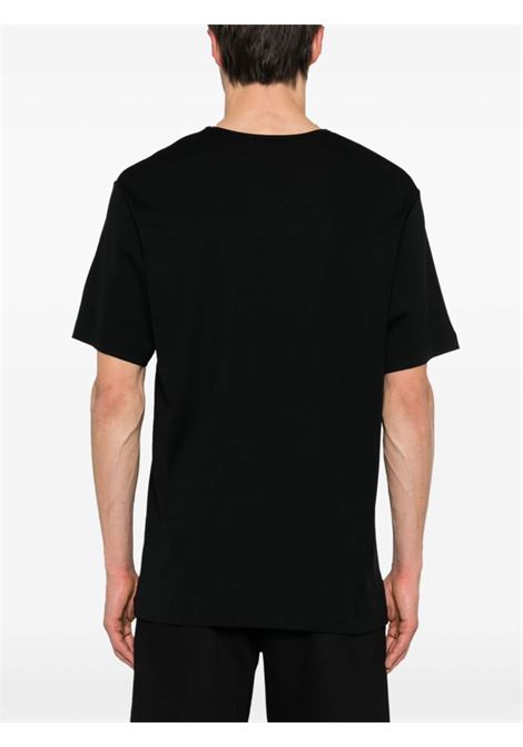 Black crew-neck T-shirt - men LEMAIRE | TO1109LJ1016BK999