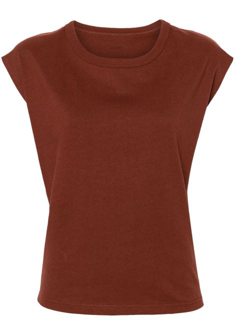 T-shirt a girocollo in rosso - donna LEMAIRE | TO1167LJ1010BR400