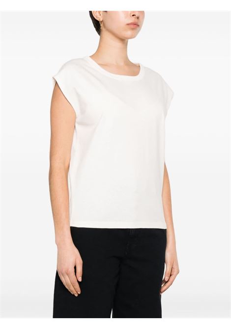 T-shirt a girocollo in bianco - donna LEMAIRE | TO1167LJ1010WH001