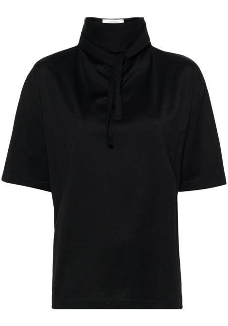 T-shirt a collo alto in nero - donna LEMAIRE | TO1173LJ1018BK999