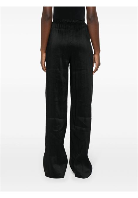 Black Amata elasticated-waistband trousers - women LOULOU STUDIO | AMATABLK