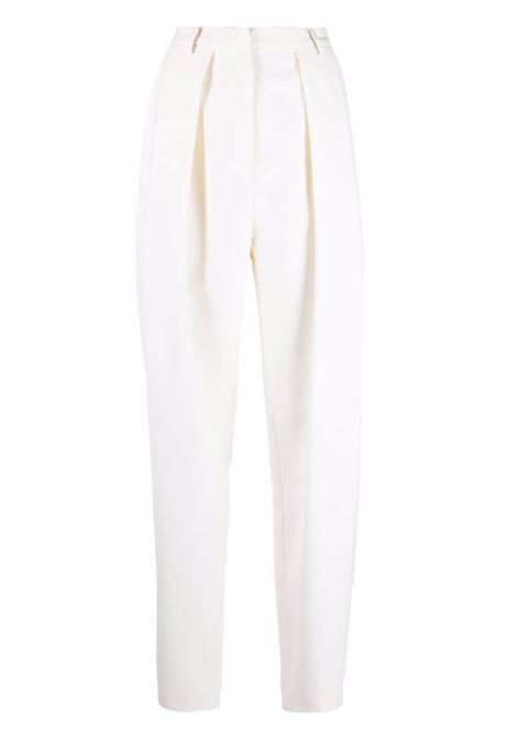 White tapered high-waisted trousers - women MAGDA BUTRYM | 104820CRM