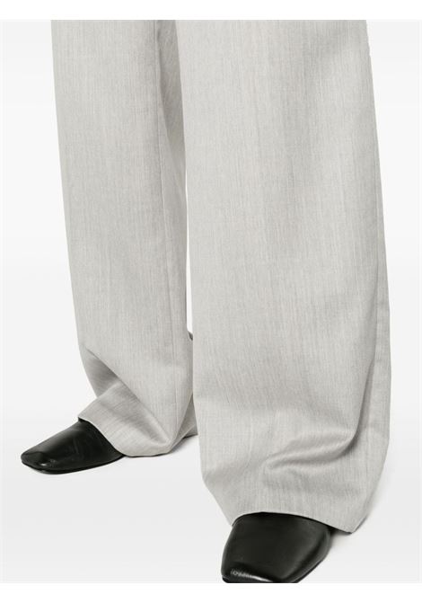 Grey high-rise straight-leg tailored trousers - women MAGDA BUTRYM | 131424GRY