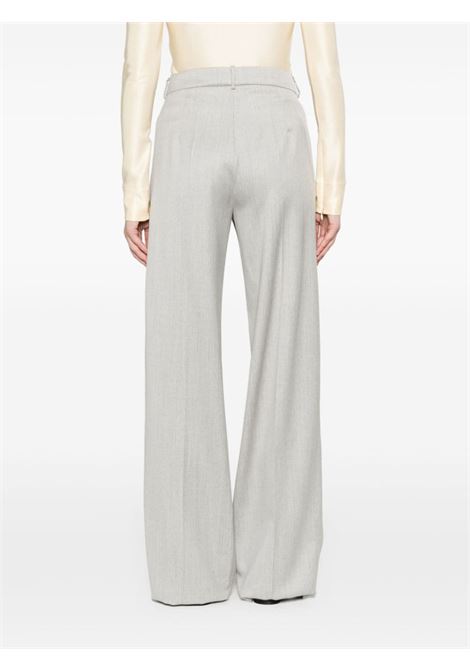 Grey high-rise straight-leg tailored trousers - women MAGDA BUTRYM | 131424GRY