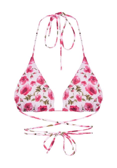 Top bikini a fiori in rosa - donna MAGDA BUTRYM | 803424PNK