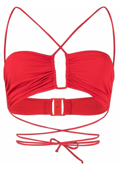 Red cross-strap bikini top - women MAGDA BUTRYM | 803721RD