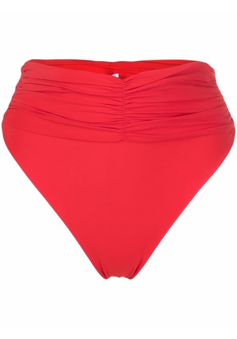 Red high-waisted ruched bikini bottoms - women MAGDA BUTRYM | 812721RD