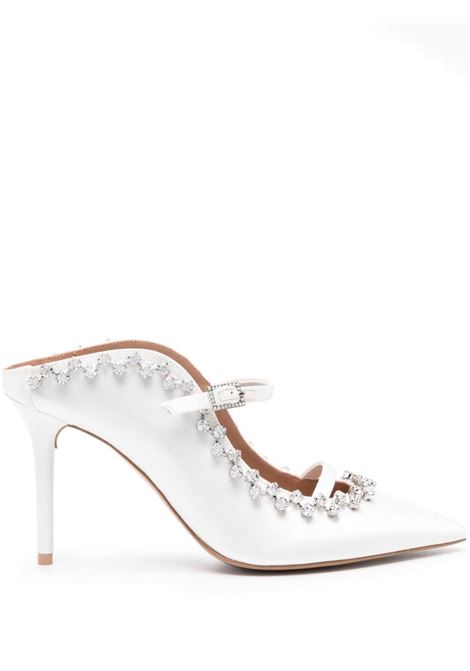 Mules gala 85 in bianco - donna MALONE SOULIERS | GALA856WHT