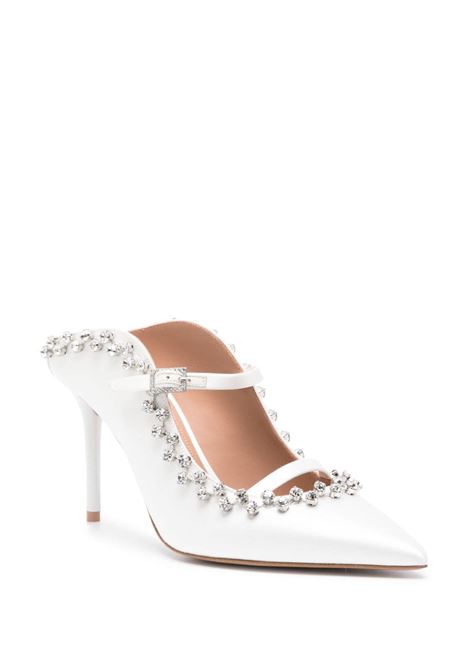 Mules gala 85 in bianco - donna MALONE SOULIERS | GALA856WHT