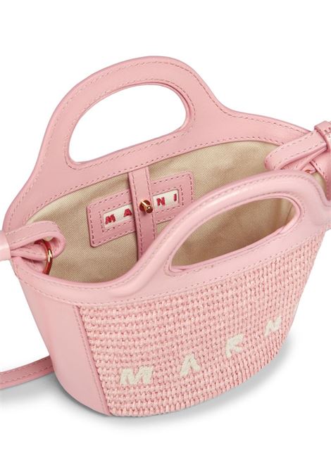 Pink Tropicalia logo-embroidered mini bag - women  MARNI | BMMP0067Q0P3860ZO708