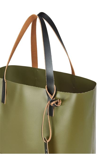 Green N/S logo-print bag - women MARNI | SHMQ0037A1P576900V67