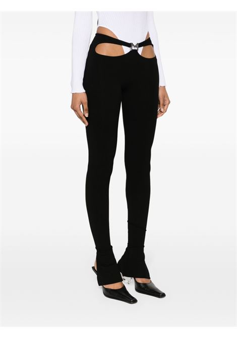 Black cut-out leggings ? women  MUGLER | 24P1PA04136801999