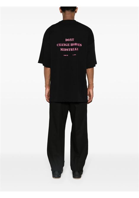 T-shirt con stampa in nero - uomo OAMC | 24E28OAJ14COT00912001