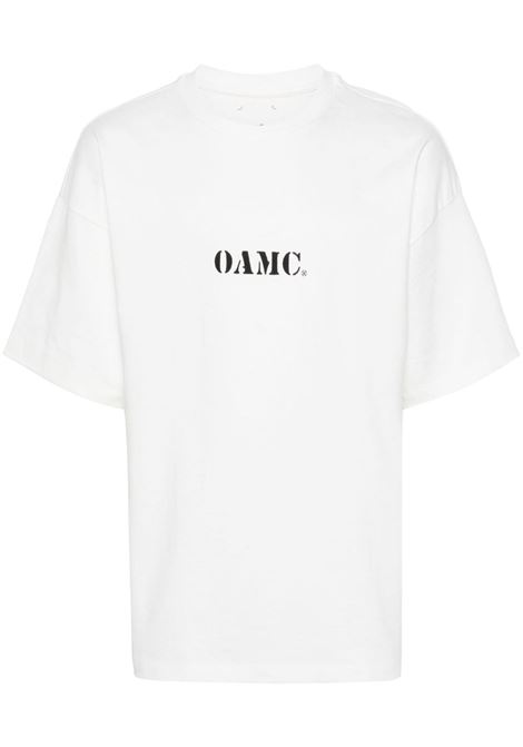 T-shirt con stampa in bianco - uomo OAMC | 24E28OAJ14COT00912101