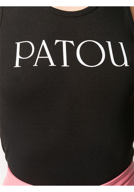Canotta con stampa logo in nero -  donna PATOU | JE0159994999B