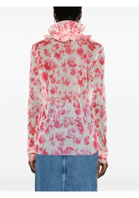 Blusa con stampa floreale in rosa - donna PHILOSOPHY DI LORENZO SERAFINI | A021307501006