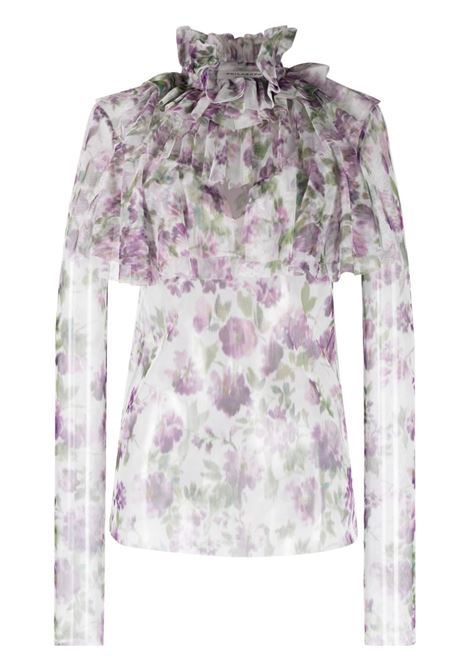 Blusa con stampa floreale multicolore - donna PHILOSOPHY DI LORENZO SERAFINI | A021307501268