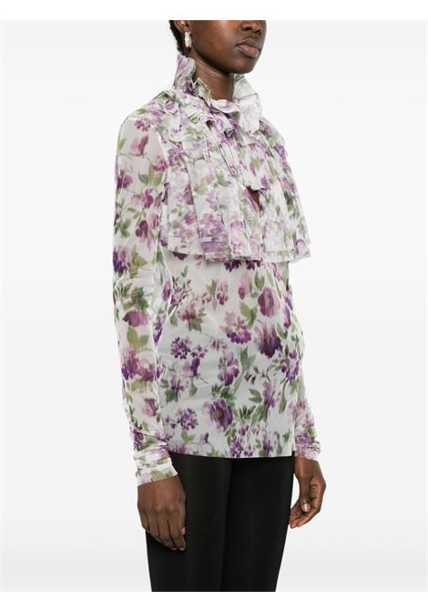 Blusa con stampa floreale multicolore - donna PHILOSOPHY DI LORENZO SERAFINI | A021307501268