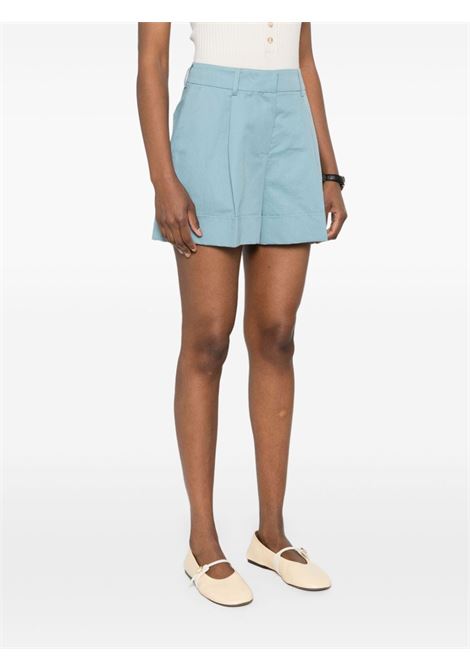 Shorts con pieghe in blu di PT01 - donna PT01 | CDBSDLZ00STDBP650320