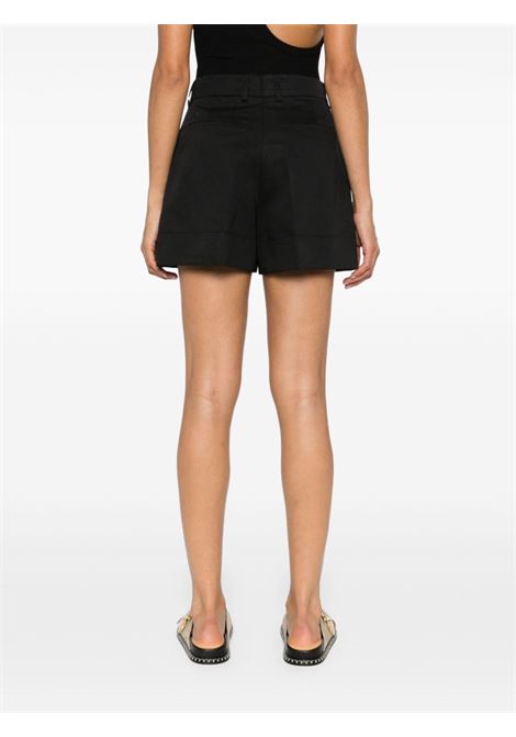 Shorts con pieghe in nero PT01 - donna PT01 | CDBSDLZ00STDBP650990