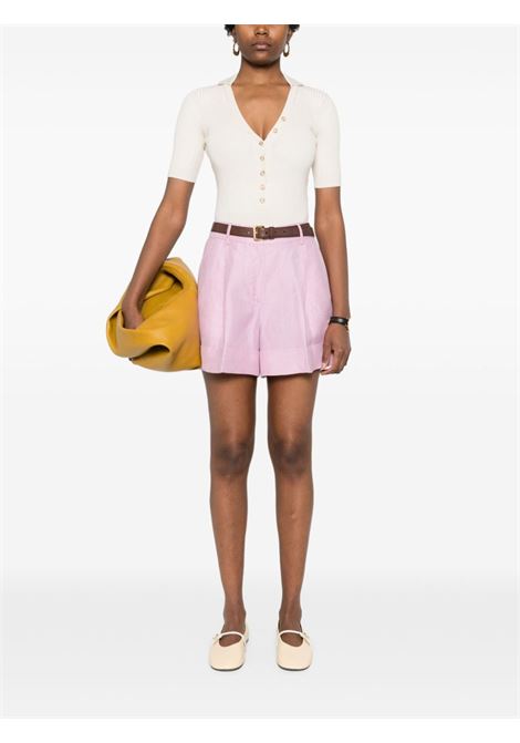 Shorts con pieghe in rosa di PT01 - donna PT01 | CDBSDLZ00STDBS920610