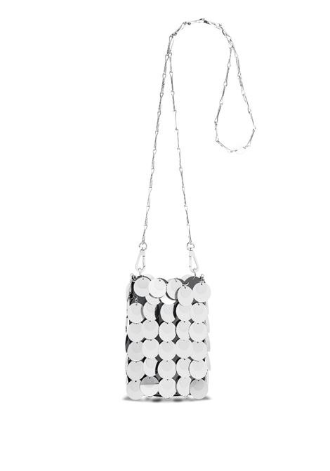 Silver sparkle mini bag - women RABANNE | 23ASS0094PLX001P040