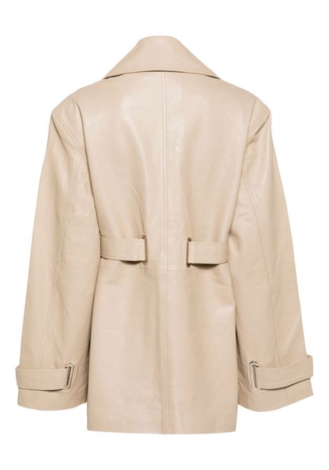 Giacca con revers a lancia in beige di Remain - donna REMAIN | 5013032209151116