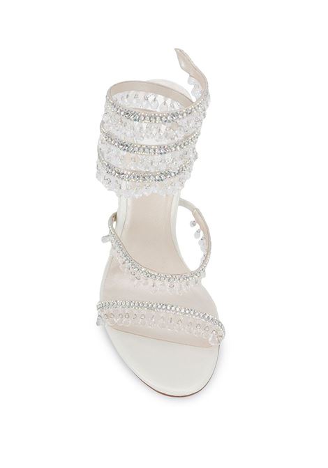 White crystal-embellished sandals - women RENE CAOVILLA | C10182105R001CYTS