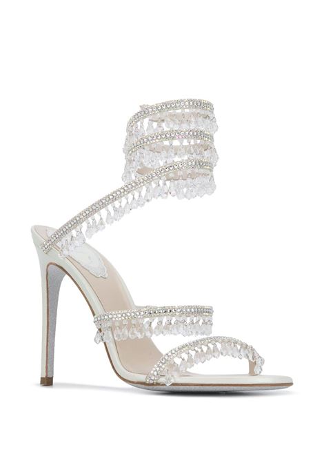 White crystal-embellished sandals - women RENE CAOVILLA | C10182105R001CYTS