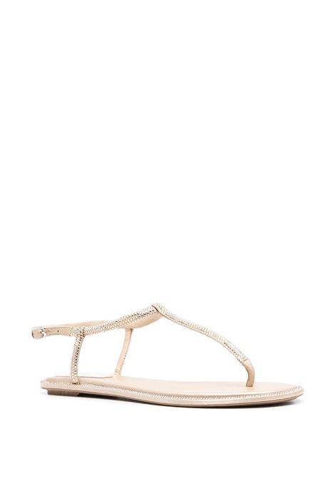 Beige shadow crystal-embellished sandals - women RENE CAOVILLA | C11574010R001V104