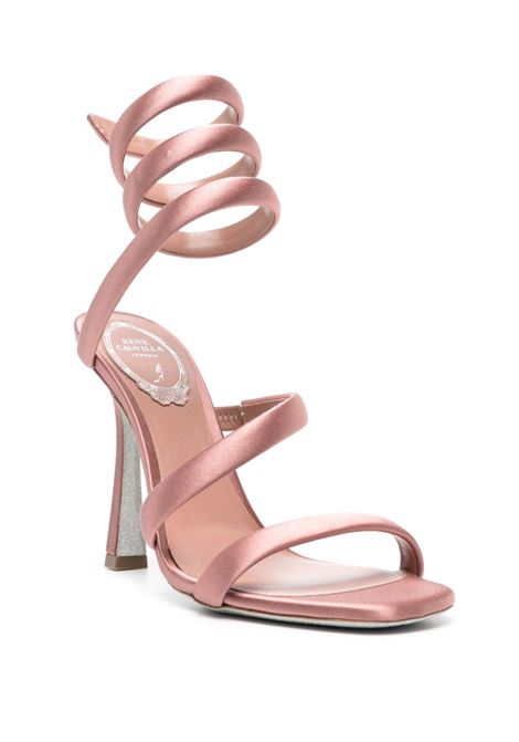 Pink Cleopatra 105mm satin sandals - women RENE CAOVILLA | C12008105R0015334