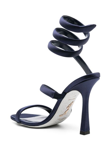 Blue Cleopatra 105mm satin sandals - women RENE CAOVILLA | C12008105R001V198