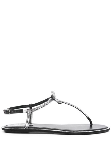 Black Diana crystal-embellished sandals - women RENE CAOVILLA | C12041010R001V065