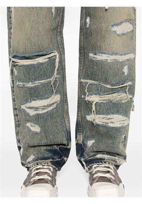 Jeans r3d distressed a gamba dritta in blu - uomo REPRESENT | MLM60825