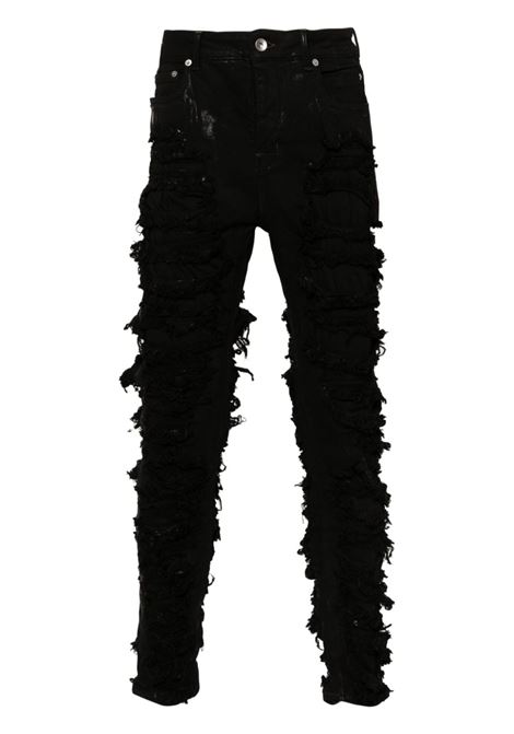 Jeans skinny detroit in nero di rick owens drkshdw - uomo RICK OWENS DRKSHDW | DU01D1366SBFLS09