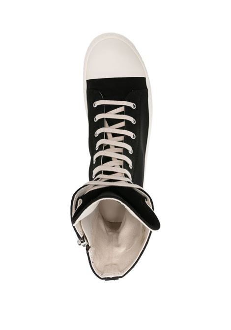 Sneakers alte con logo in nero - uomo RICK OWENS DRKSHDW | DU01D1800CBEM99811