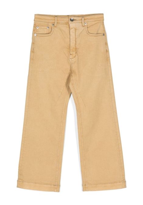 Jeans chino a gambata dritta in giallo - bambini RICK OWENS KIDS | BG01D4351SCF42