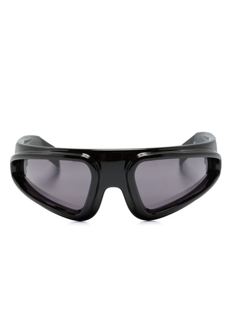Black biker-frame sunglasses Rick owens - unisex RICK OWENS | RG0000012GBLKSB0909