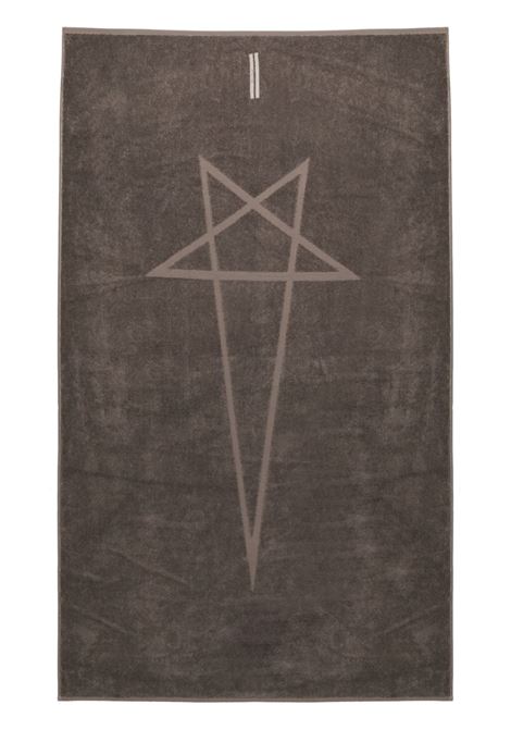 Telo da mare Pentagram in grigio di Rick owens - unisex RICK OWENS | RH0000001SPO34