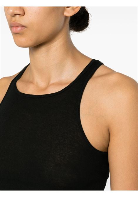 Top a coste in nero - donna RICK OWENS | RP01D2101MR09