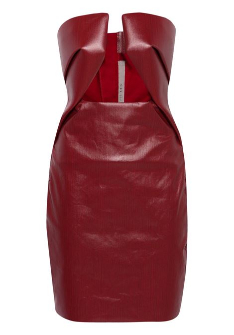 Abito mini Prong con cut-out in rosso - donna RICK OWENS | RP01D2531SCT03