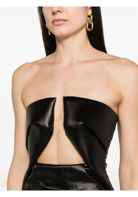 Abito mini Prong con cut-out in nero - donna RICK OWENS | RP01D2531SCT09