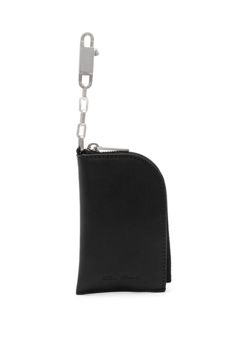 Black pouch key ring - unisex RICK OWENS | RR01D3418LGE09