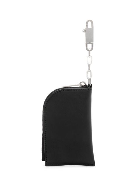 Black pouch key ring - unisex RICK OWENS | RR01D3418LGE09