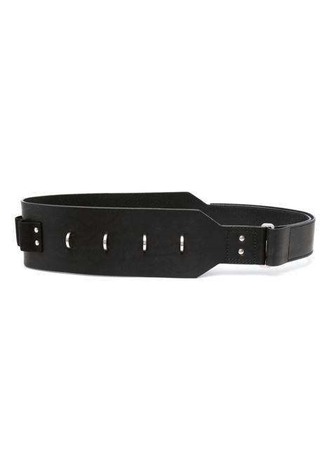 Cintura con design regolabile in nero - uomo RICK OWENS | RR01D3484LGE09